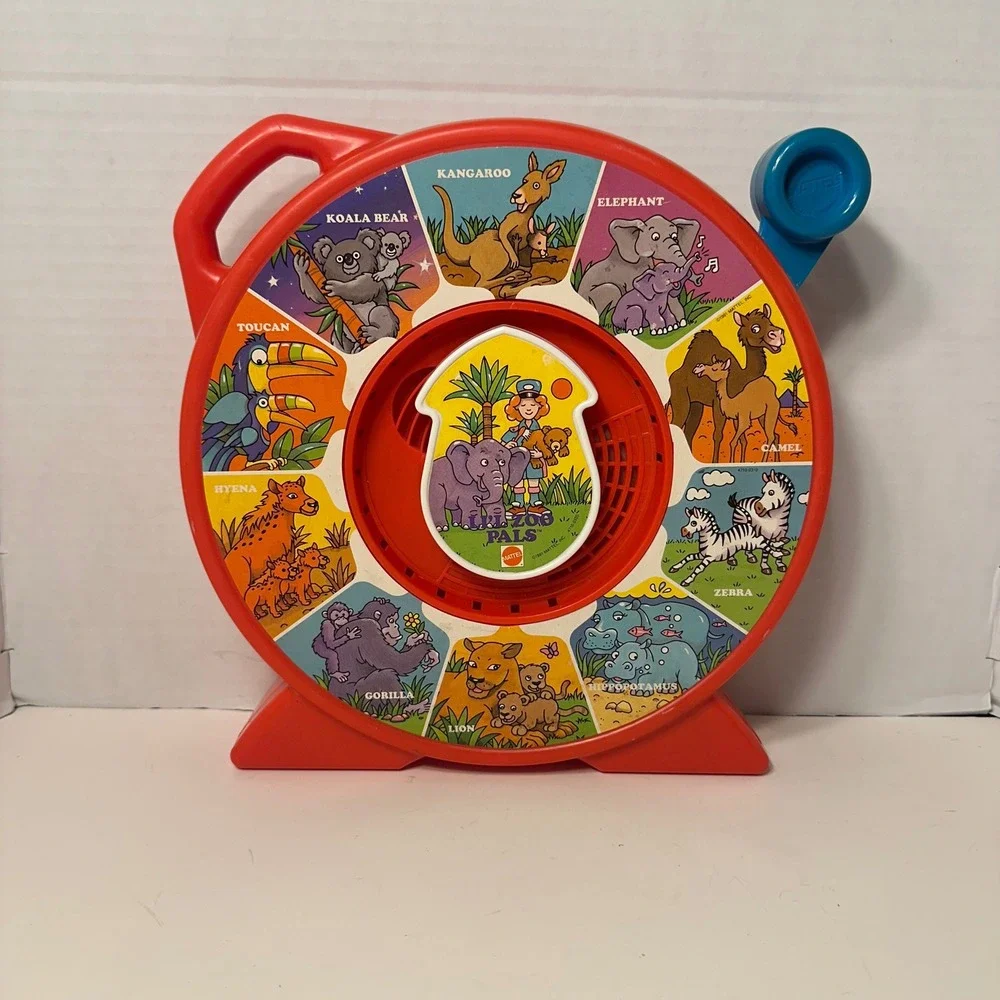 Vintage 1989 Mattel See 'N Say The Zoo Pals Talking Animal Sound Toy Works
